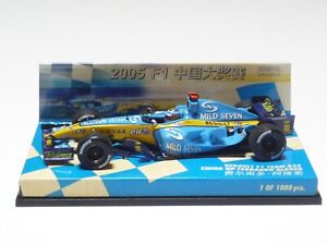 MINICHAMPS 1:43 RENAULT F1 R25 F. ALONSO 2005 Chinese GP Limited 
