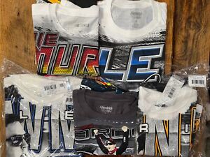 SIZE MEDIUM Wholesale Lot of 5 NASCAR AOP Shirts All Over Print Earnhardt Gordon