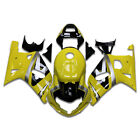 SM Yellow Black Injection Fairing for  2001-03 GSXR600/750 w/ Tank Cover (For: 2003 GSXR600)