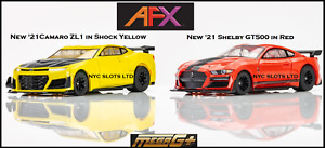 New AFX '21Camaro LZ1 & Shelby GT 500 Mega G +Also Fits Auto World 22077 & 22075