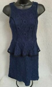 Xhilaration Sundress Dress Size S Womens Blue Black Floral
