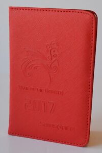 Chinese 2017 Year of the Rooster Wallet Money Pouch Samsonite Red NEW