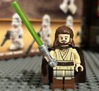 LEGO Star Wars QUI-GON JINN Printed Legs Jedi Cape sw0593 minifigure NEW MINT