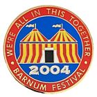 RARE 2004 Barnum Festival Lapel Pin Souvenir Circus Tent Bridgeport Connecticut
