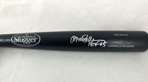 Ryne Sandberg Chicago Cubs Signed Autographed HOF 05 Black Baseball Bat JSA COA