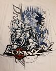 Vintage Rare NWT 2001 Dragon Ball Z® Z-Scratch, Men's Shirt, 2XL, White