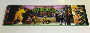 Teenage Mutant Ninja Turtles Arcade 1up Standard Wooden Marquee Replacement TMNT
