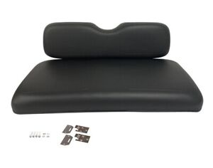 Black Front Seat Cushion For EZGO TXT Golf Cart 94-13, High Density Cushion