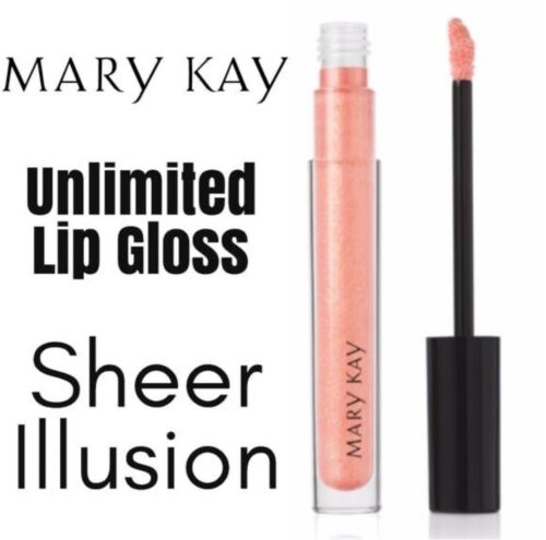 New In Box Mary Kay Unlimited Lip Gloss Sheer Illusion Shimmer Full Size