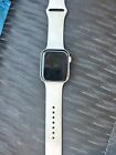 APPLE WATCH SERIES 8 CELLULAR UNLOCKED 45MM SILVER STAINLESS STEEL Sand BAND SM