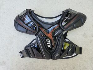 STX K18 Lacrosse Shoulder Pads Black Youth Boys LAX Medium Gear