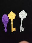 New ListingLot Ever After High Doll Replacement  Parts Silver Purple Gold Key Brush