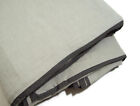 West Elm Plaster Slate Trim Linen Cotton Full Queen Duvet Cover 2 Standard Shams