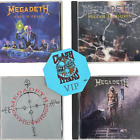 Megadeth Clash Titans VIP + 4 CD Lot Rust Peace + Cryptic + Countdown + Treasure
