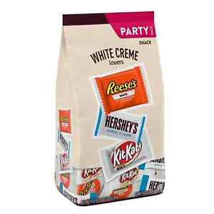 , REESE'S and KIT KAT White Crème Assortment Snack Size Candy Mix, Bulk Old Bag