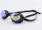 JEORGE Swimming goggles, wide vision mirror coating lens, anti-fog UV protection