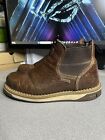 Georgia Boot  Mens Brown Pull On Ankle Work Chelsea Boots Size 9