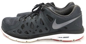 Nike Dual Fusion Size 15 599541-012  Black and Silver Mens