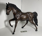 Vintage Original Giant Bronze Race Horse Statue Sculpture -Signed, MOIGNIEZ