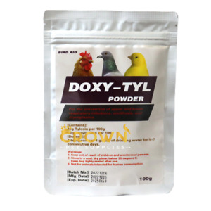 Bird Aiddox & Tyl Powder For Respiratory in Pigeons, Aviary & Poultry Birds
