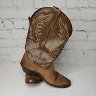 Laredo Women’s 5742 Lea Vamp Fox Brown Leather Boots Cowgirl Boots Size 8 W