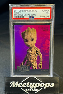 Groot 2017 UD Marvel Fleer Guardians of the Galaxy Volume 2 PMG #GPMG5 PSA 7 NM