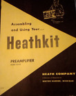 HEATHKIT WA-P2 Owners Service Manual Preamplifier Original Assembly