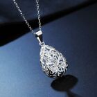 925 Sterling Silver Hollow drop necklace for women jewelry Luxury fashion
