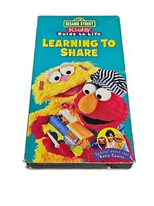 Sesame Street Kids Guide to Life: Learning to Share VHS Tape 1996 VTG PBS