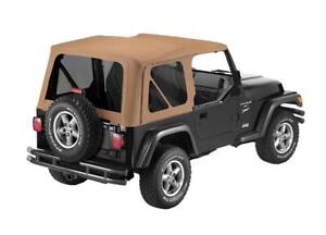 Bestop Soft Top - Fits Jeep 1997-2002 Wrangler TJ; NOTE: For OEM soft top hardwa (For: Jeep Wrangler)