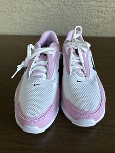 NEW NIKE AIR  MAX SHOES FOR WOMEN WHITE/BLACK ARCTIC PINK SIZE 8.5 CU4152 103
