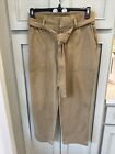 Cabi Womens Discovery Belted Pants Size 4 Trouser Utility High Rise NWOT