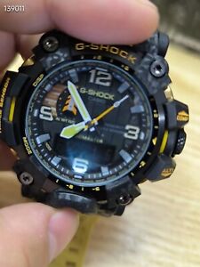 Casio G-Shock Mudmaster Tough Solar Radio yellow Carbon Core GWG-2000 Watch01