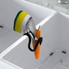 Dish Wand Holder Adjustable Kitchen Dishwand Sink Caddy,Sponge Holder,Brush Hold