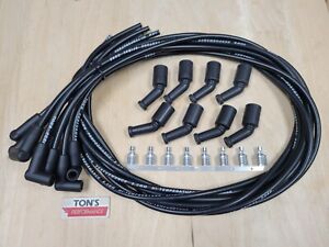 Ton's Universal 90* 8mm Spark Plug Wires LS / LT Coil kit LSX LS1 LS2 LS3 LQ9