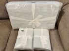 New ListingNEW Pottery Barn Pick-Stitch Handcrafted Full/Queen Quilt & Shams, Blue Frost