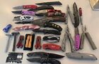Lot of 30 TSA Confiscated Pocket Knives, Tools, Utility, Legit Brands!! SOG