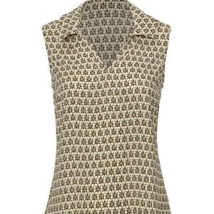 Cabi NWT Bitmap Top Size: L, Tile Print #6317 (Was $89)