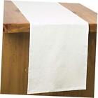 New Listing Table Runner Rustic Table Runner Cotton Table Runner Plain 12x108 Inches White