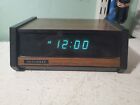 Vintage Heathkit GC-1107 Digital Fluorescent Display Alarm Clock Electric Works!