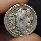 Charging Bull Denarius Ancient Roman Republic Silver Coin Thorius Balbus 105BC