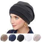 Womens Cancer Hat Chemo Cap Muslim Hair Loss Head Scarf Turban Head Wrap Cover *