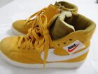 Nike Suede High top Mustard Boys Size 6.5 Youth