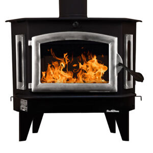 Buck Stove Model 91 Freestanding Wood Burning Stove w/ Blower - Up to 3200 SQFT
