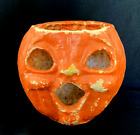 Vintage Choir Boy Paper Mache Pulp Pumpkin Jack O Lantern Halloween 5
