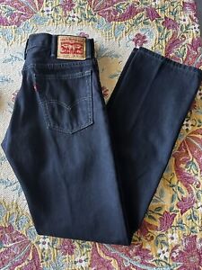 Levi Strauss & Co 517 Men’s 32 X 34 Black Denim Zip Fly Jeans Levis