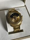 Rare Versace Dylos Gold Medusa Mens Automatic Numbered Edition #245/500