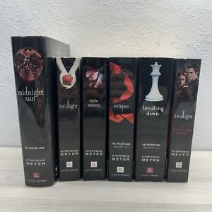 Twilight series book set -6 Book Lot Paperback And Hardback - Stephanie Meyer