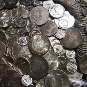 ✯90% SILVER US COINS LOT✯ UNC OLD SALE LOT BU ✯ ESTATE Pre 1964 BULLION BAR 2+✯