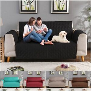 New ListingWaterproof Couch Cover Quilted Sofa Couch Cover Slipcover for Dog Non Slip Cover